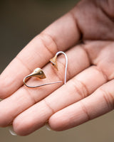 Calla Lily Diamond Earrings