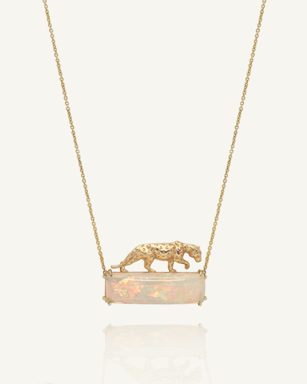 Opal Jaguar Necklace