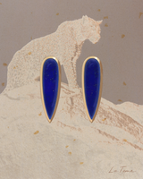 Lapis Lazuli Claw Earrings