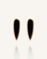 Black Onyx Claw Earrings