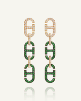 T'ri Diamond Tsav Link Earrings